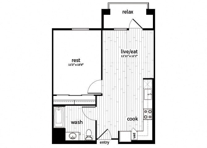 Suite A Floorplan