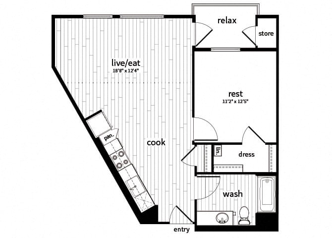 Suite A Floorplan