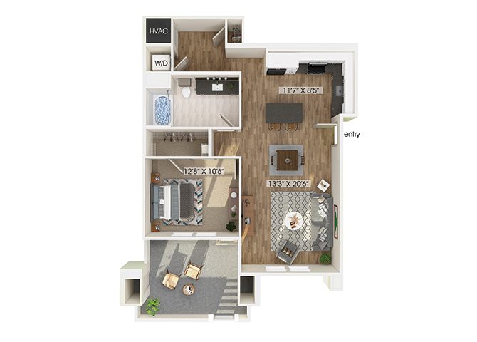 Suite A Floorplan