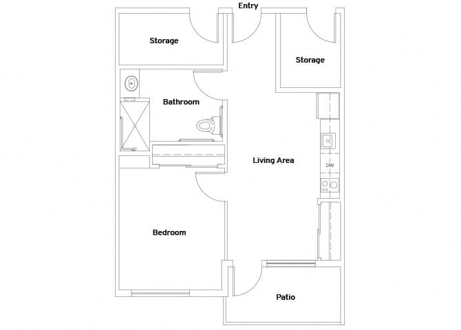 Suite A Floorplan