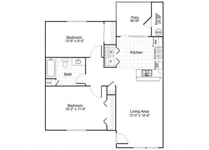 Suite A Floorplan