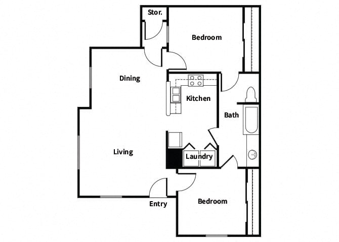 Suite A Floorplan