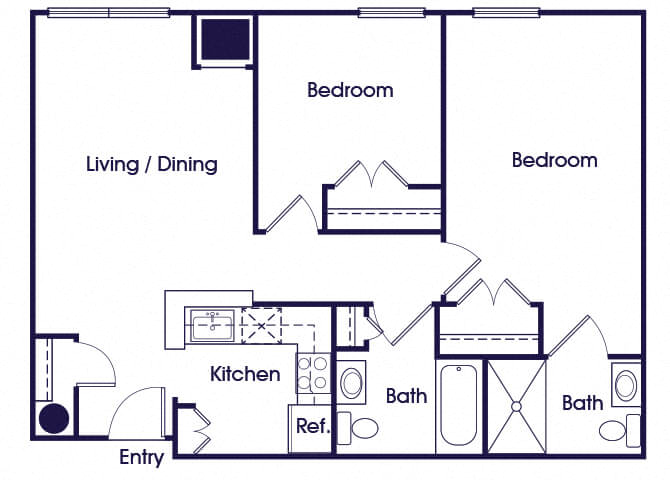 Suite A Floorplan