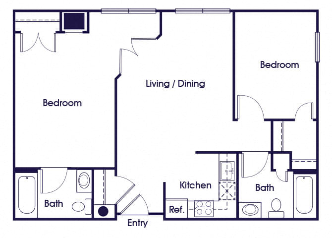 Suite A Floorplan