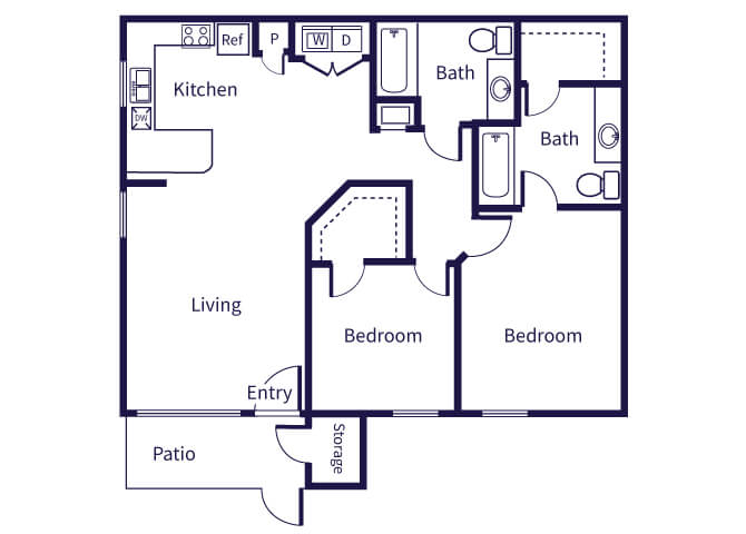 Suite A Floorplan