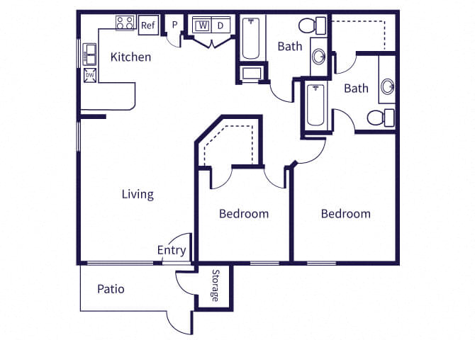 Suite A Floorplan