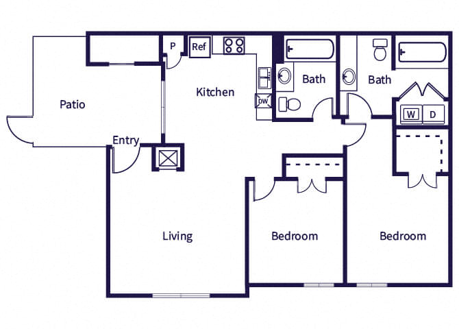 Suite A Floorplan