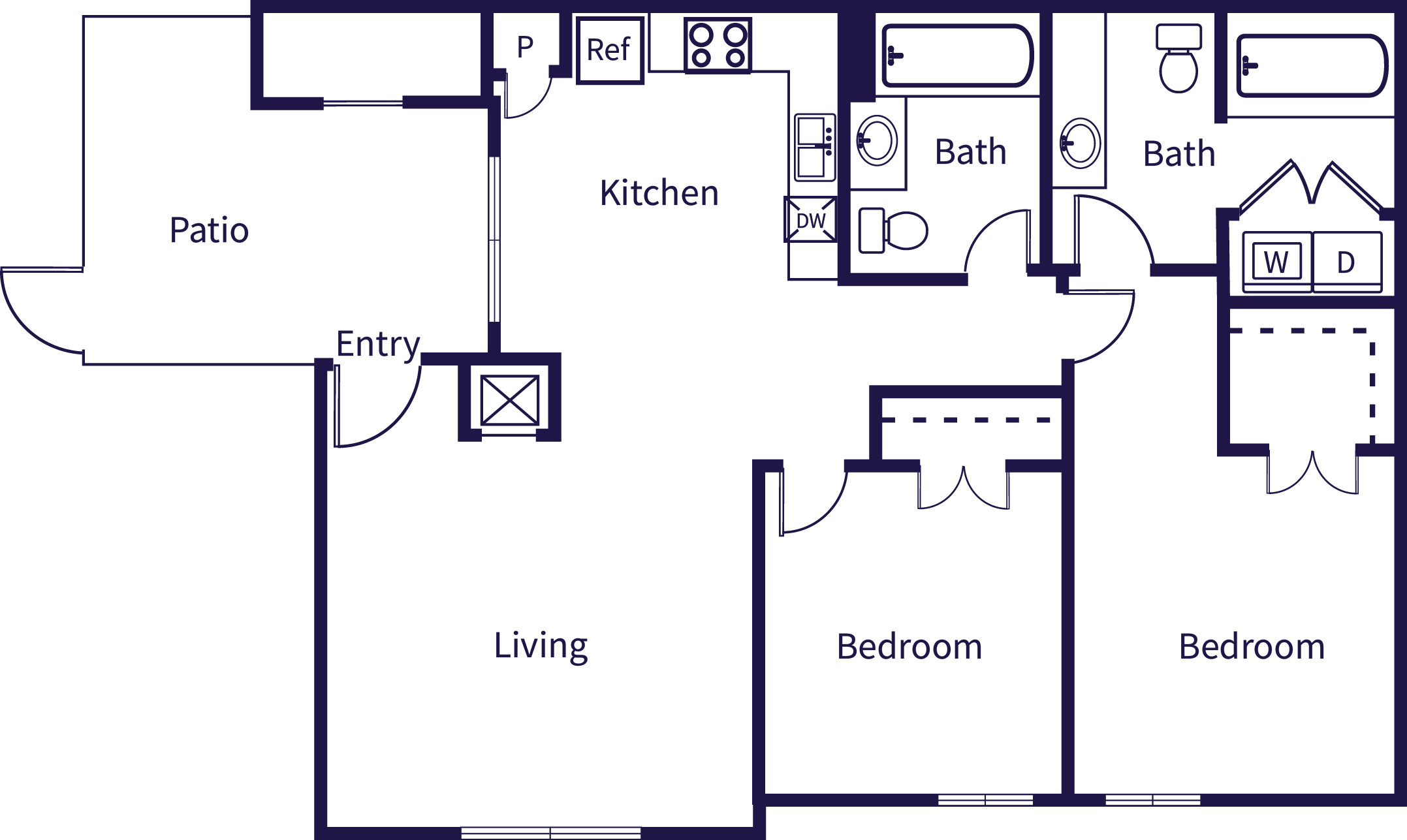 Suite A Floorplan