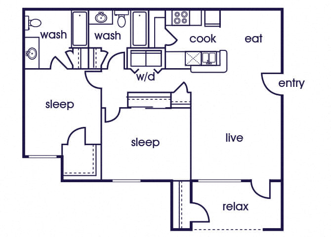 Suite A Floorplan