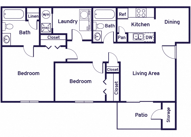 Suite A Floorplan