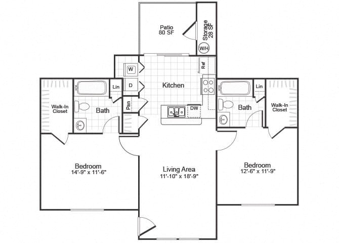 Suite A Floorplan