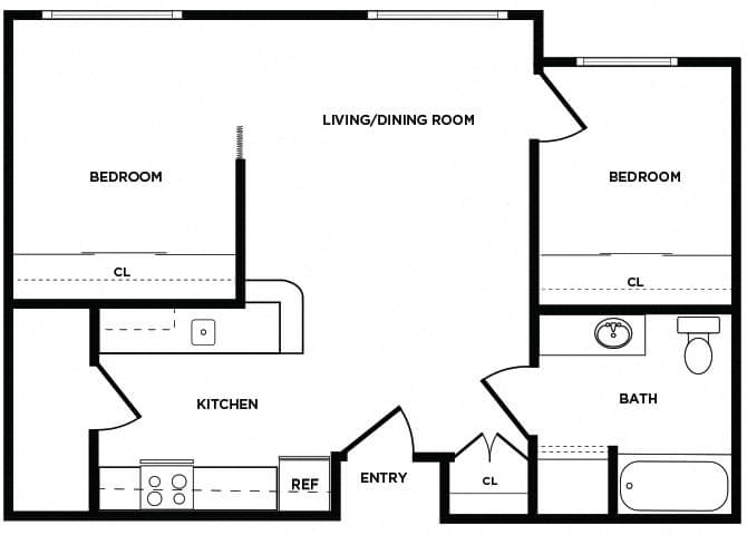 Suite A Floorplan