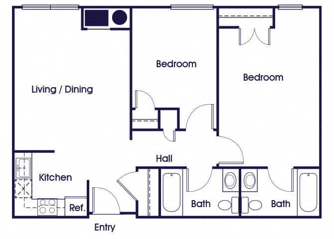 Suite A Floorplan