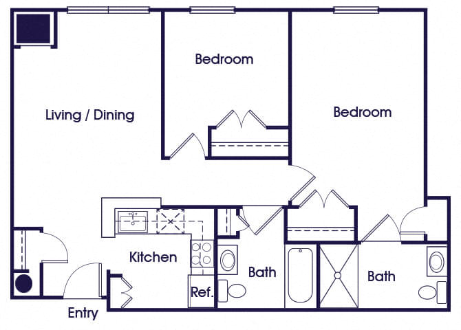 Suite A Floorplan