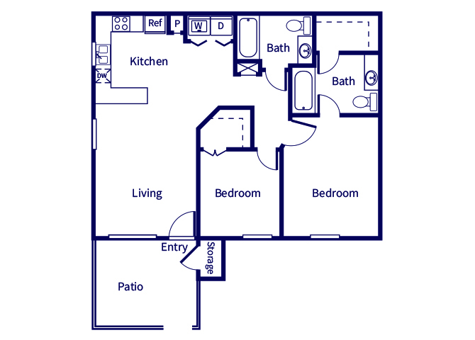 Suite A Floorplan