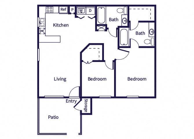 Suite A Floorplan