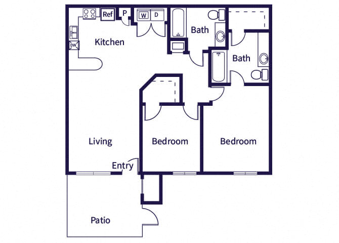 Suite A Floorplan