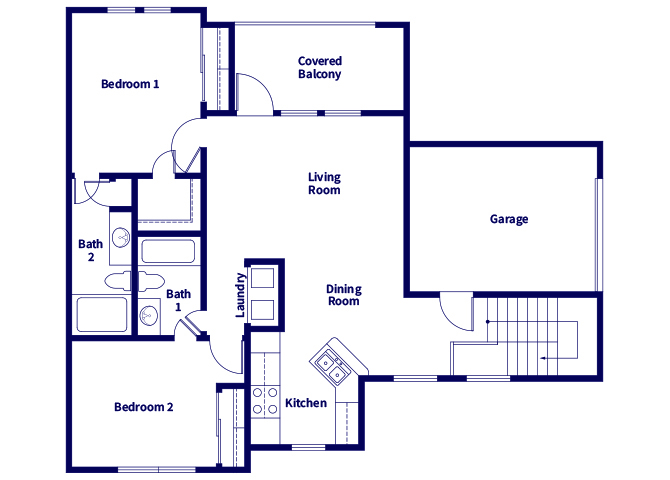 Suite A Floorplan