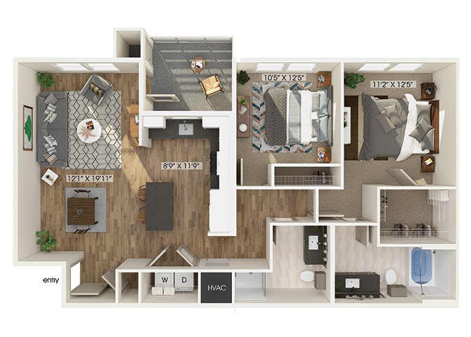 Suite A Floorplan
