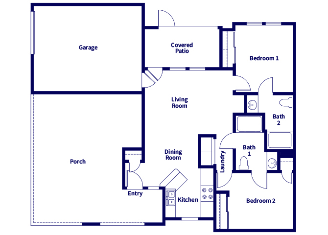 Suite A Floorplan