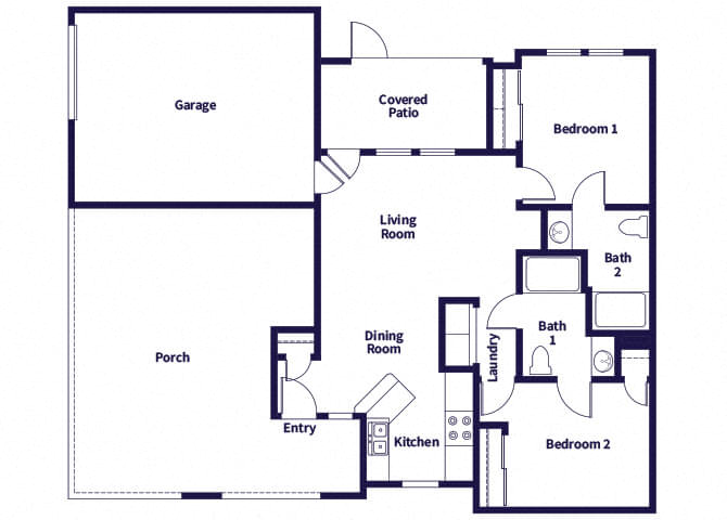Suite A Floorplan