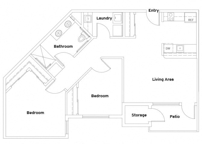 Suite A Floorplan
