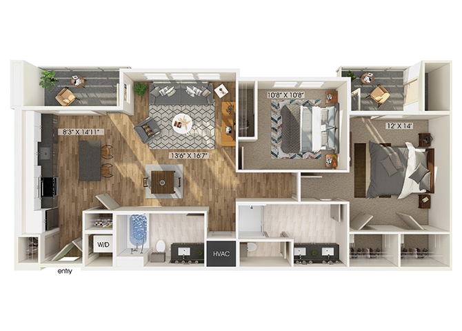 Suite A Floorplan