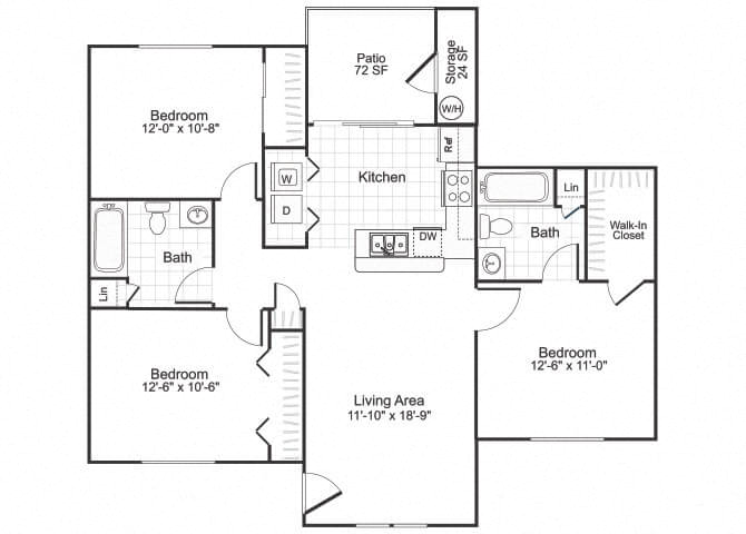 Suite A Floorplan