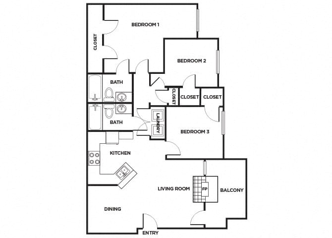 Suite A Floorplan