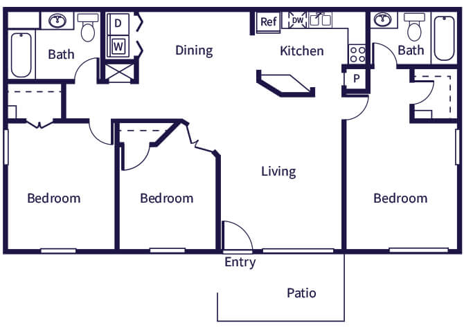 Suite A Floorplan