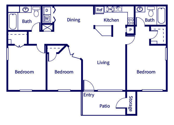 Suite A Floorplan