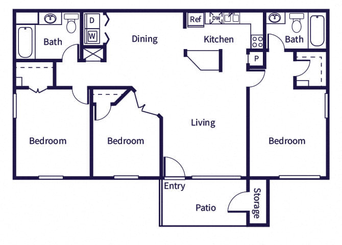 Suite A Floorplan