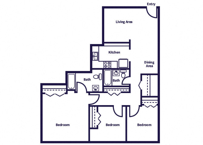 Suite A Floorplan