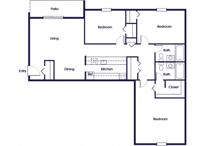 Suite A Floorplan