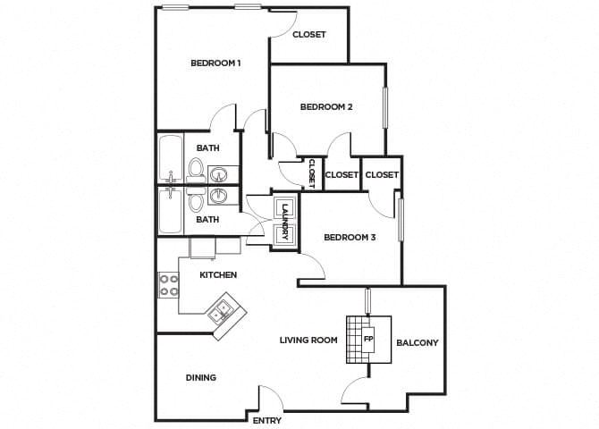 Suite A Floorplan
