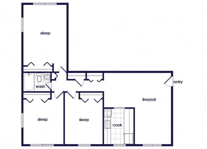Suite A Floorplan