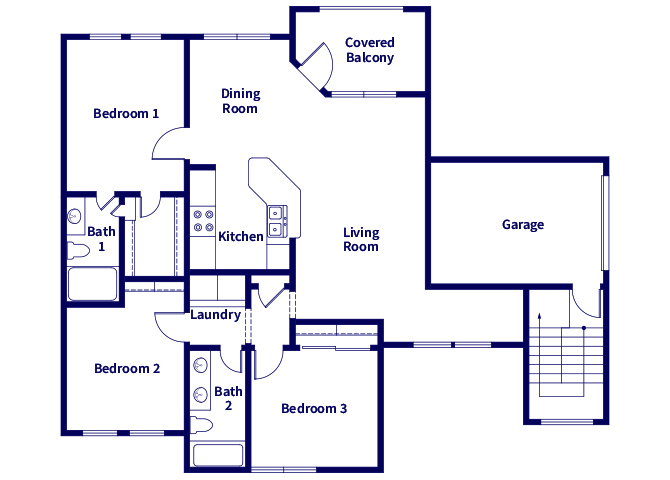 Suite A Floorplan
