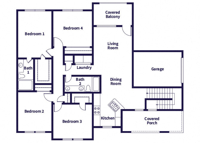 Suite A Floorplan