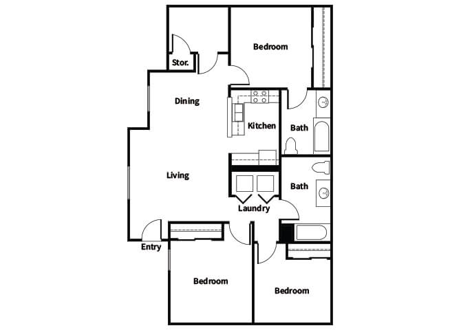 Suite A Floorplan