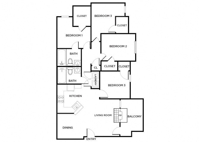 Suite A Floorplan