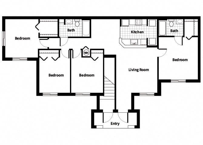 Suite A Floorplan
