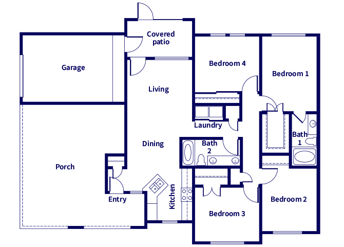 Suite A Floorplan