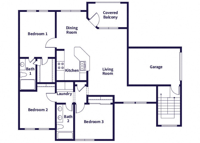 Suite A Floorplan