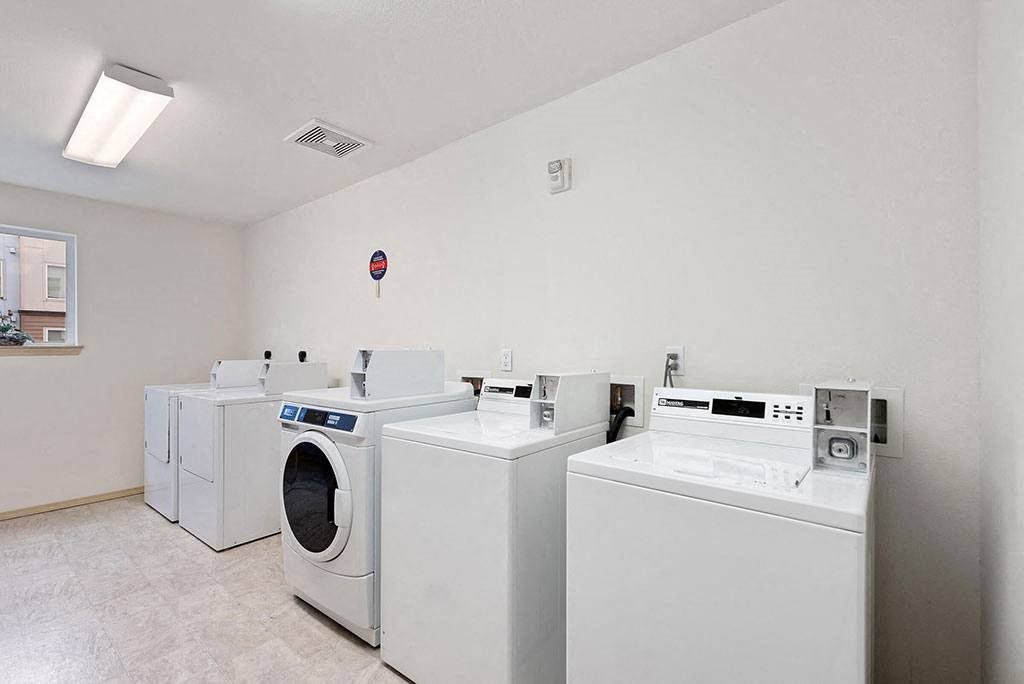 Laundry at Cedar Park Apartments in Seattle WA