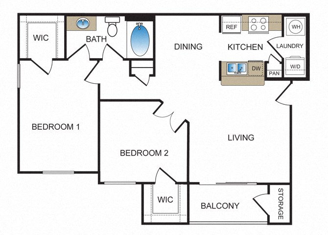 Suite A Floorplan