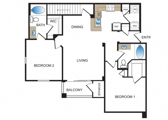 Suite A Floorplan