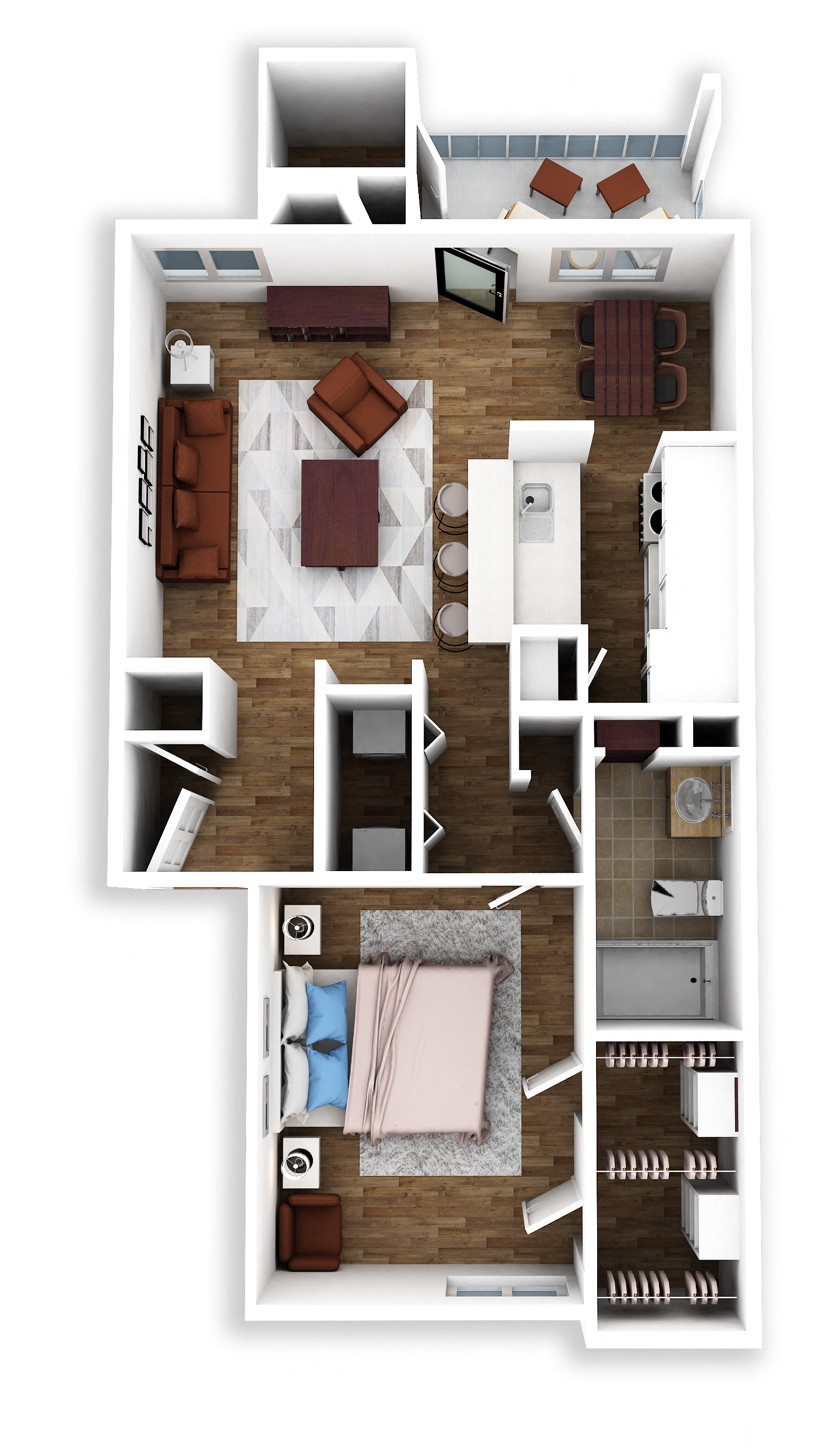 Floor plan layout diagram for A3
