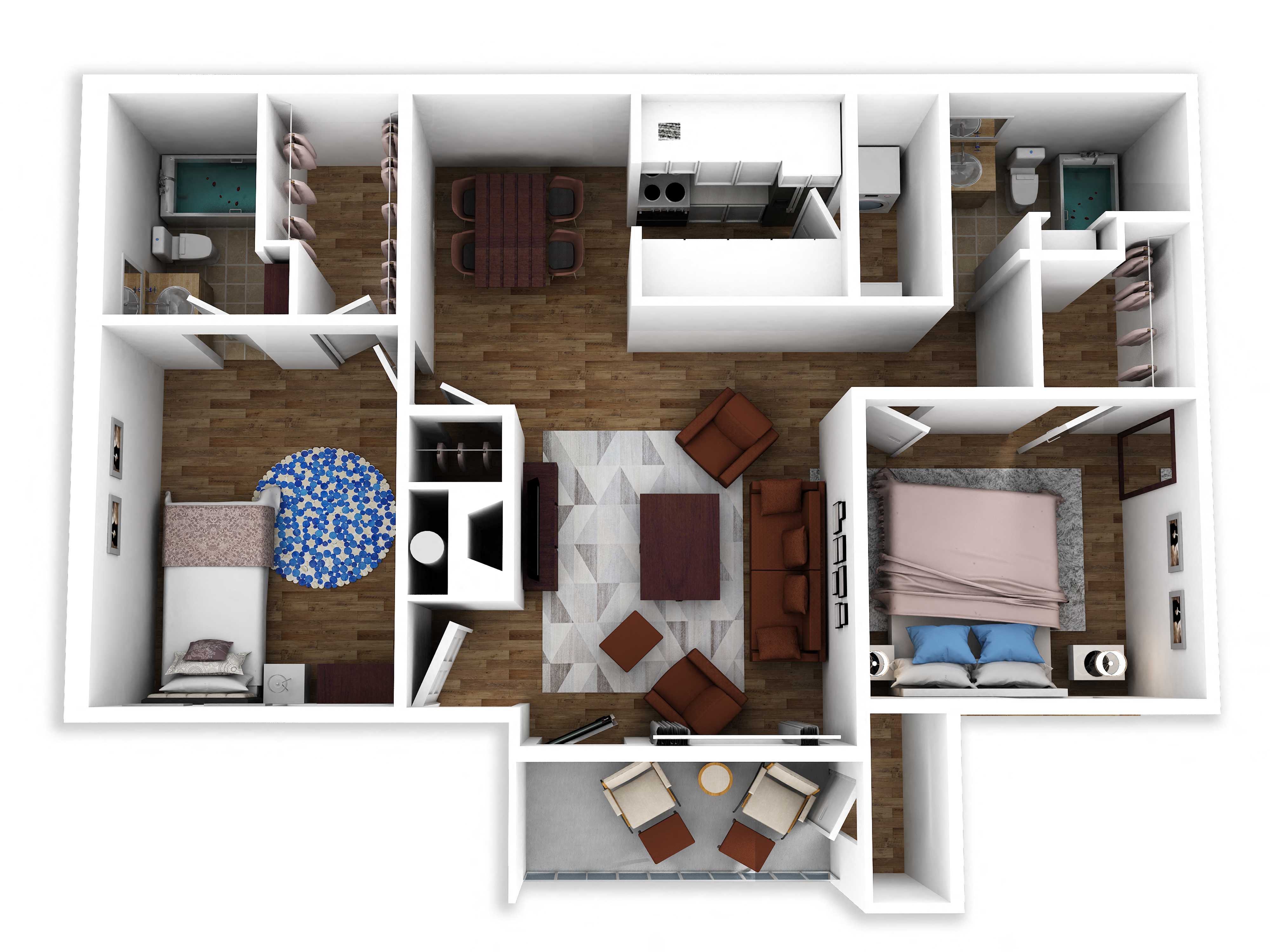 Floor plan layout diagram for B1