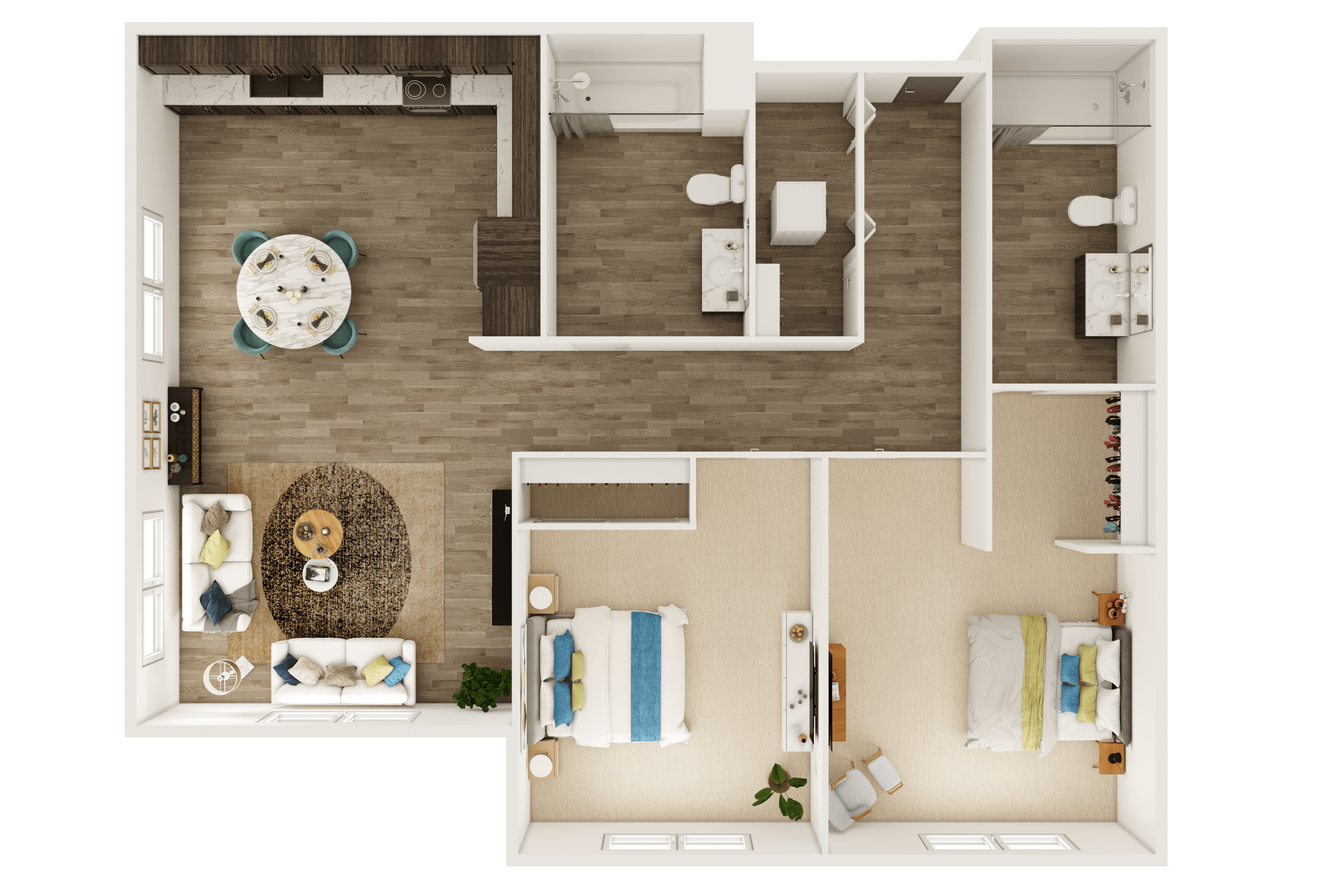 Suite A Floorplan