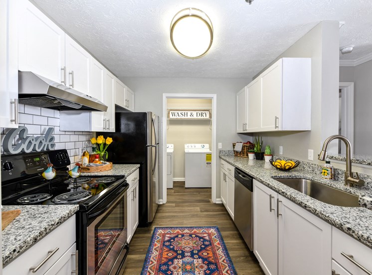 Kitchen and Laundry Room
